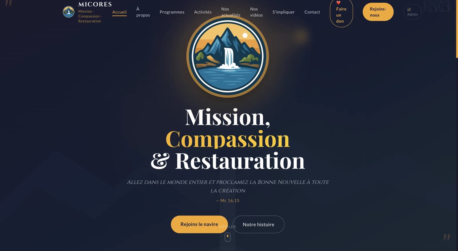 Missionary organization platform