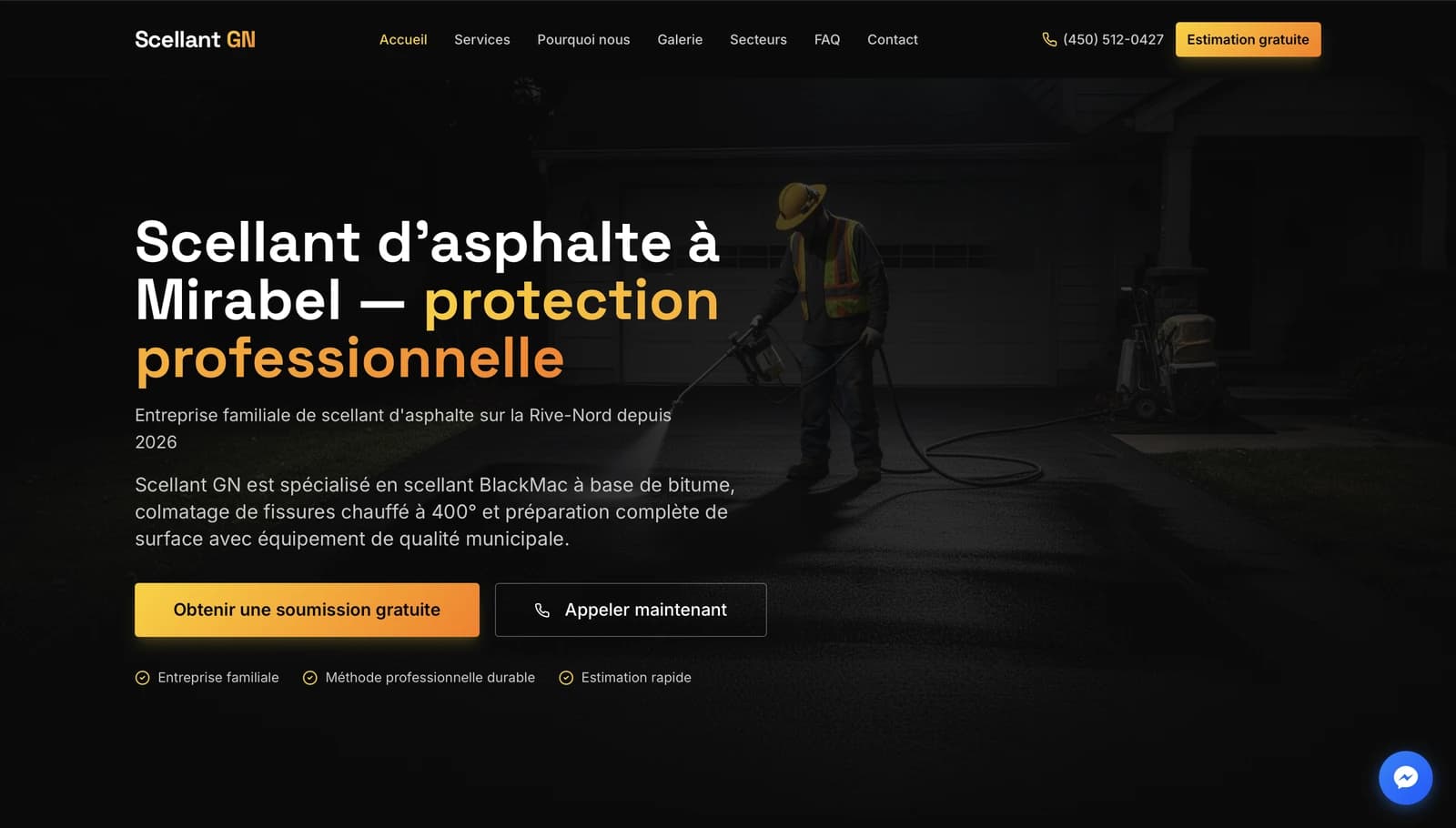 Showcase site + operations platform